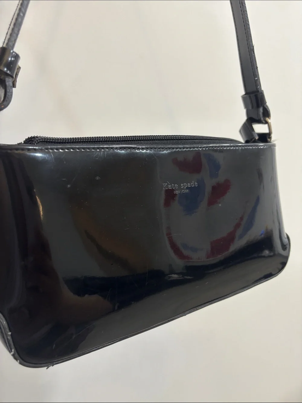 kate spade Black Patent Leather Shoulder Bag